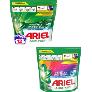 Ariel Detergent Capsule All-in-1 PODS – 12 capsule/punga – Mountain Spring & Color