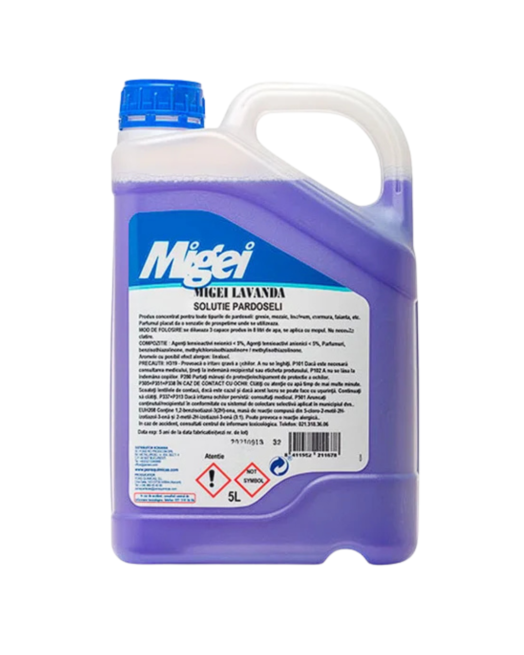 Asevi Soluție Pardoseli Migei, 5 L – Lavandă / Trandafir - imagine 2