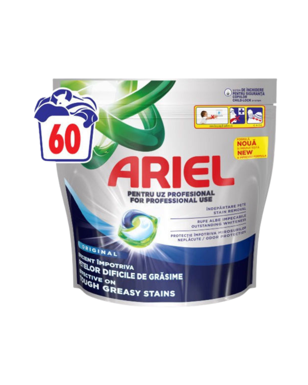 Ariel Detergent Capsule Professional – 60 Spălări - imagine 2