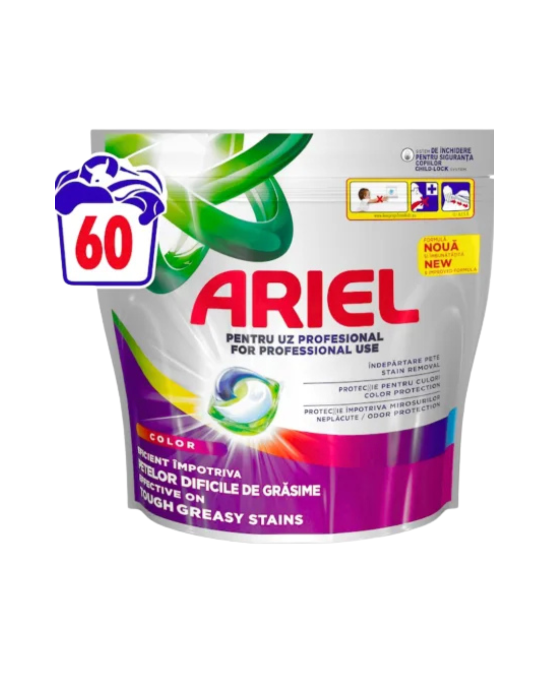 Ariel Detergent Capsule Professional – 60 Spălări - imagine 3