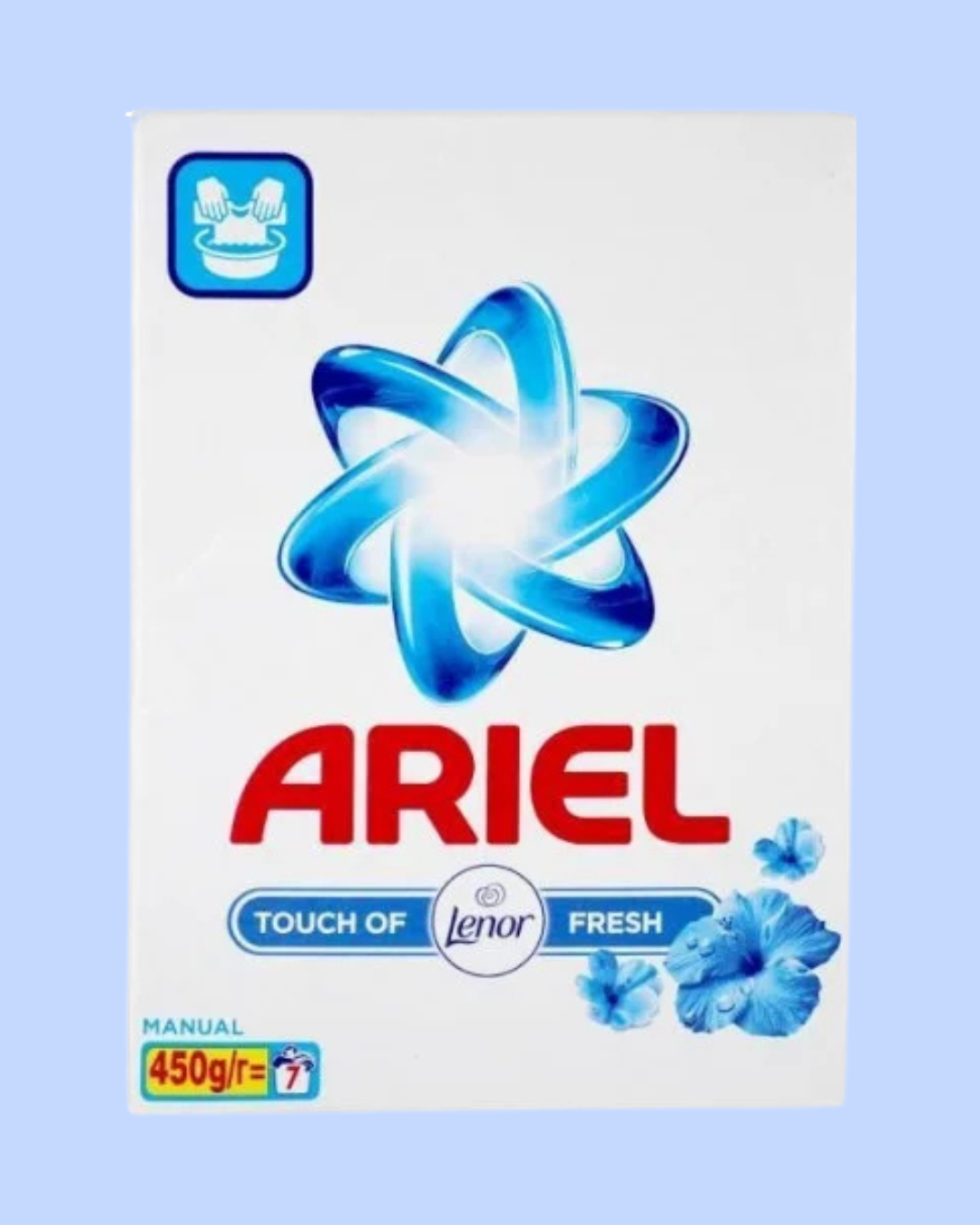 Ariel Detergent Manual – 450 g, mountain spring & touch of fresh - imagine 3