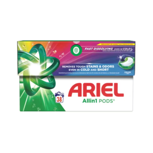 Ariel Detergent Capsule All in 1 PODS – Color – 38 capsule