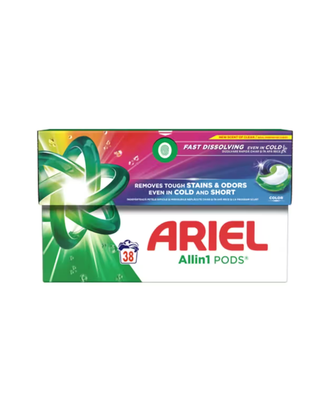 Ariel Detergent Capsule All in 1 PODS – Color – 38 capsule