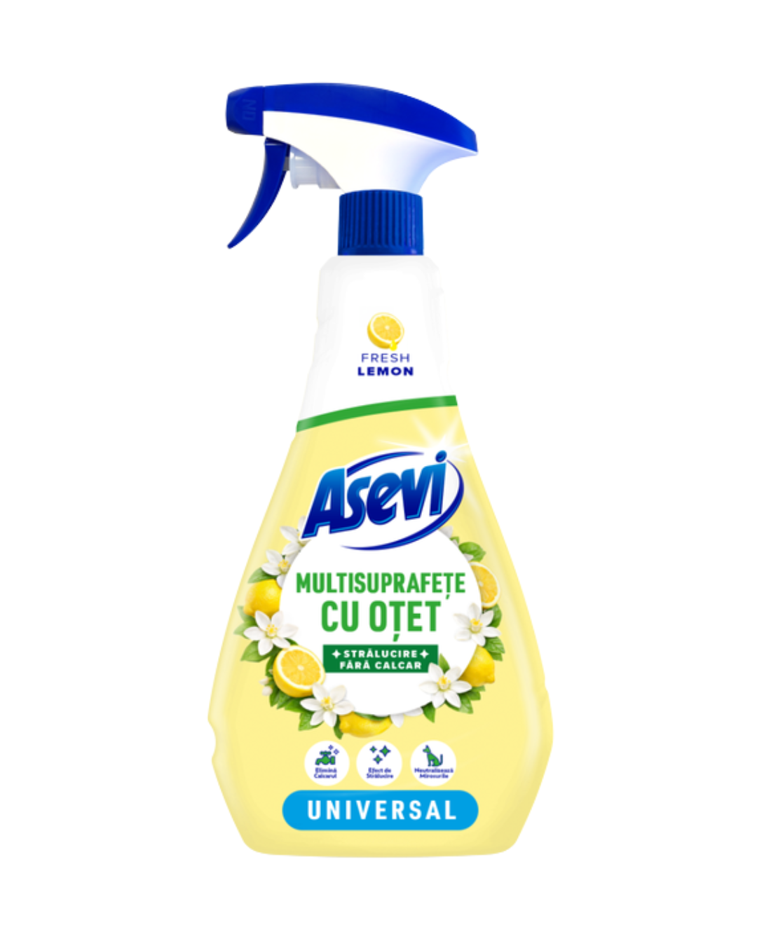 Asevi Soluție pentru Curățare Multisuprafețe cu Oțet – 750 ml
