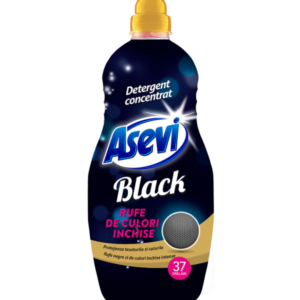 Asevi Detergent Lichid pentru rufe, Black – 1.5 L / 37 spălări