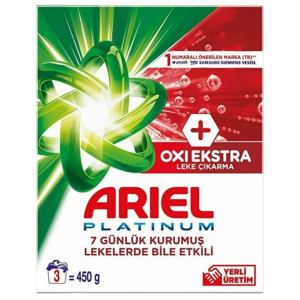 Ariel Platinum Oxi – Detergent Automat – 450 g / 3 spălări