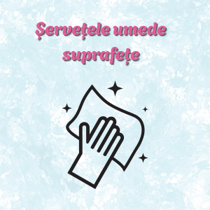 Șervețele umede suprafețe