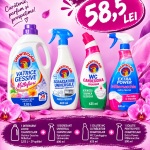 🧹 Pachet Chanteclair – 4 produse pentru curățenia casei ✨